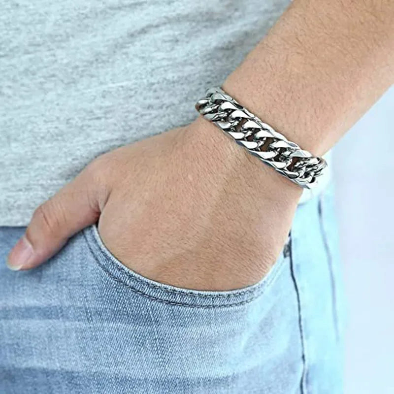 Thick Chain Stainless Steel Bracelet