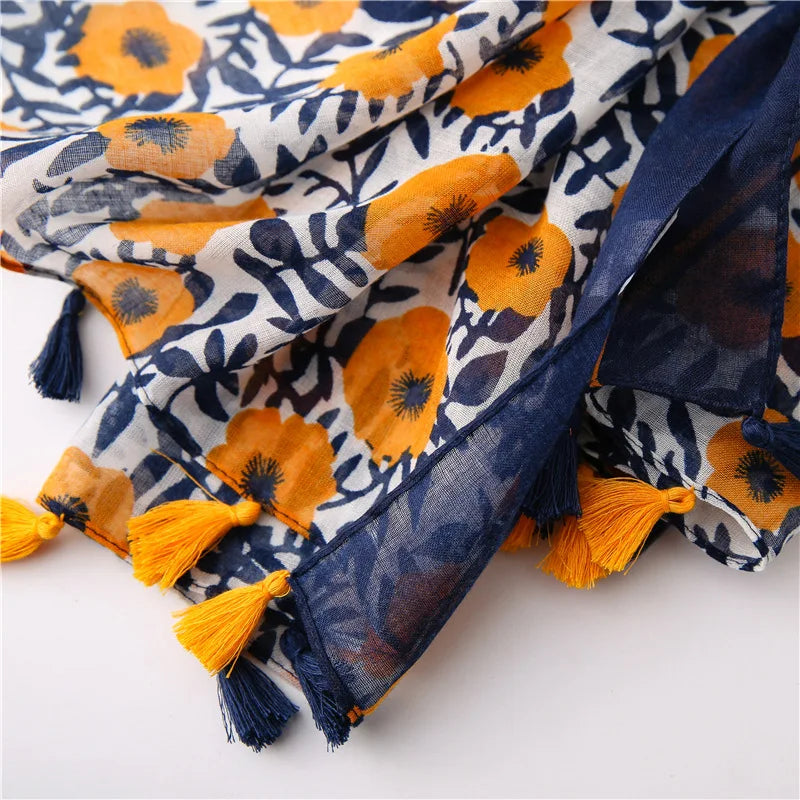 Flower Printed Scarf