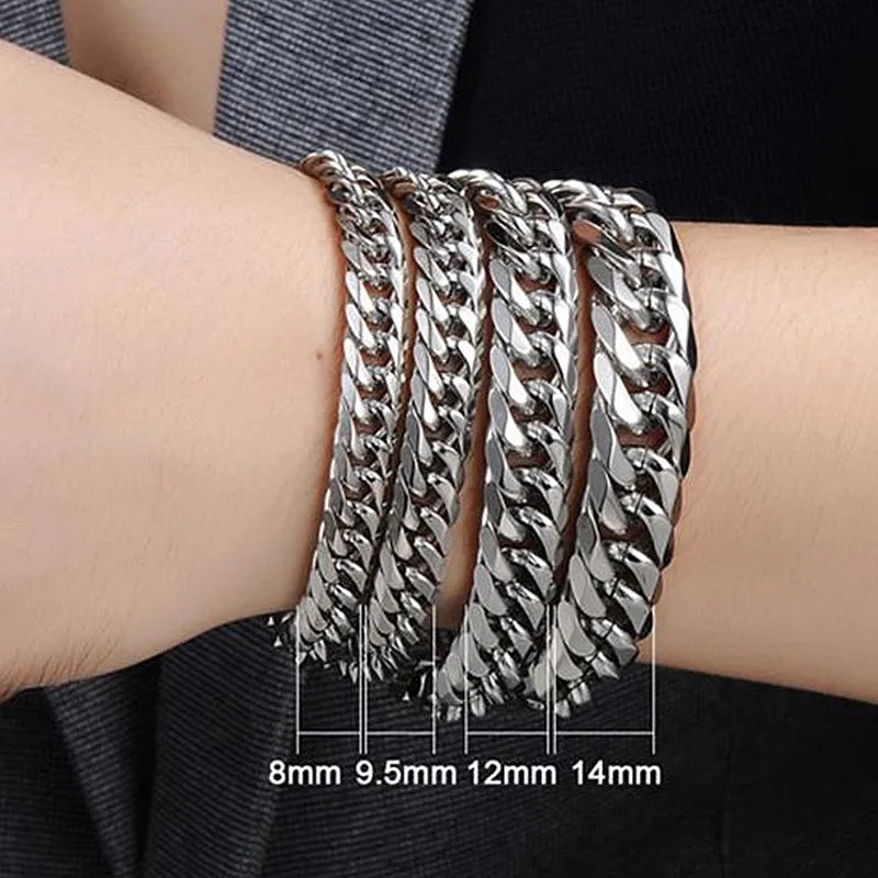 Thick Chain Stainless Steel Bracelet