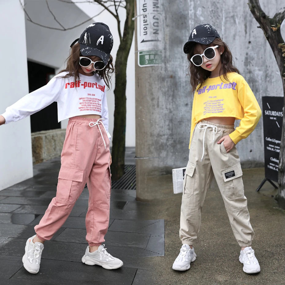 Girls Cotton Sport Pants