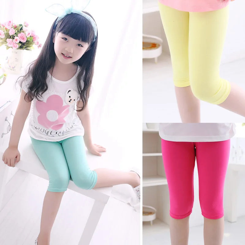 Girls Knee Length Pants