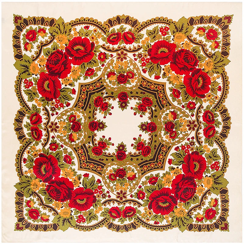 Bohemia Printed Silk Scarf