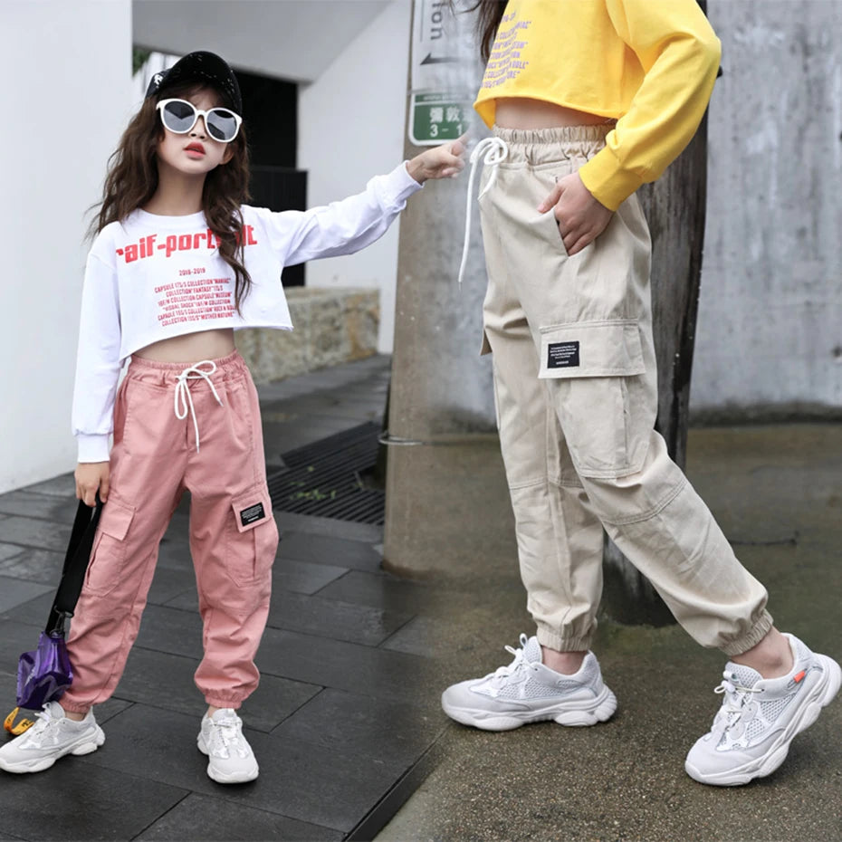 Girls Cotton Sport Pants