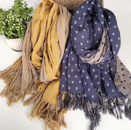 Japanese Design Cotton Scarf