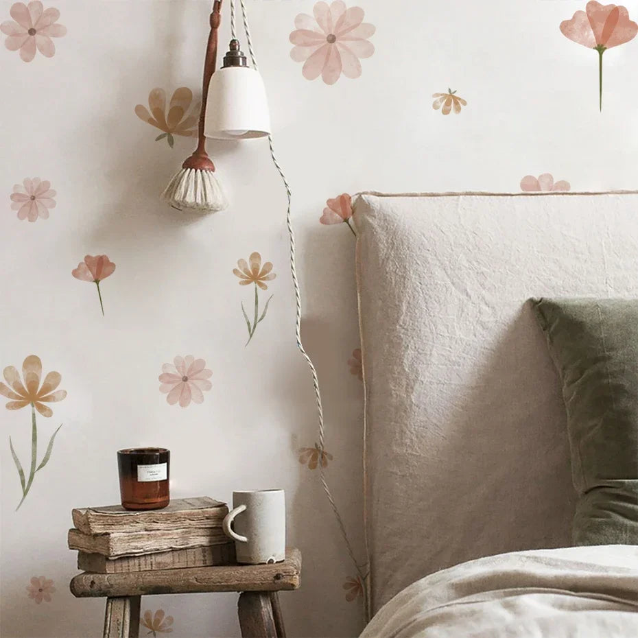 Boho Flowers Wall Stickers