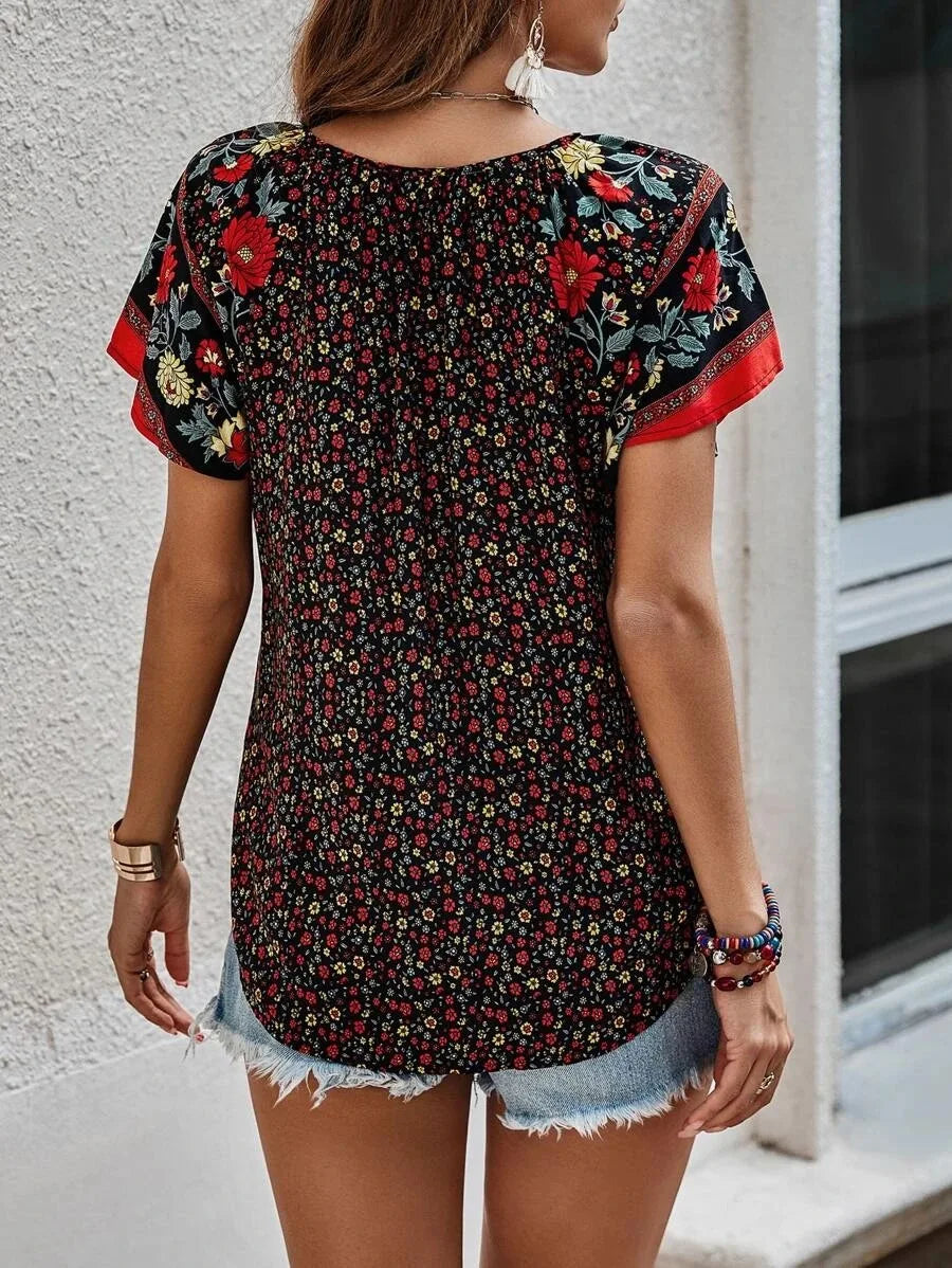 Floral Print Blouse