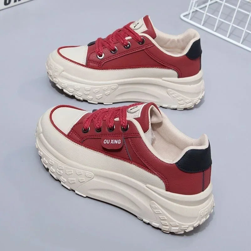 Retro Spring Platform Sneakers