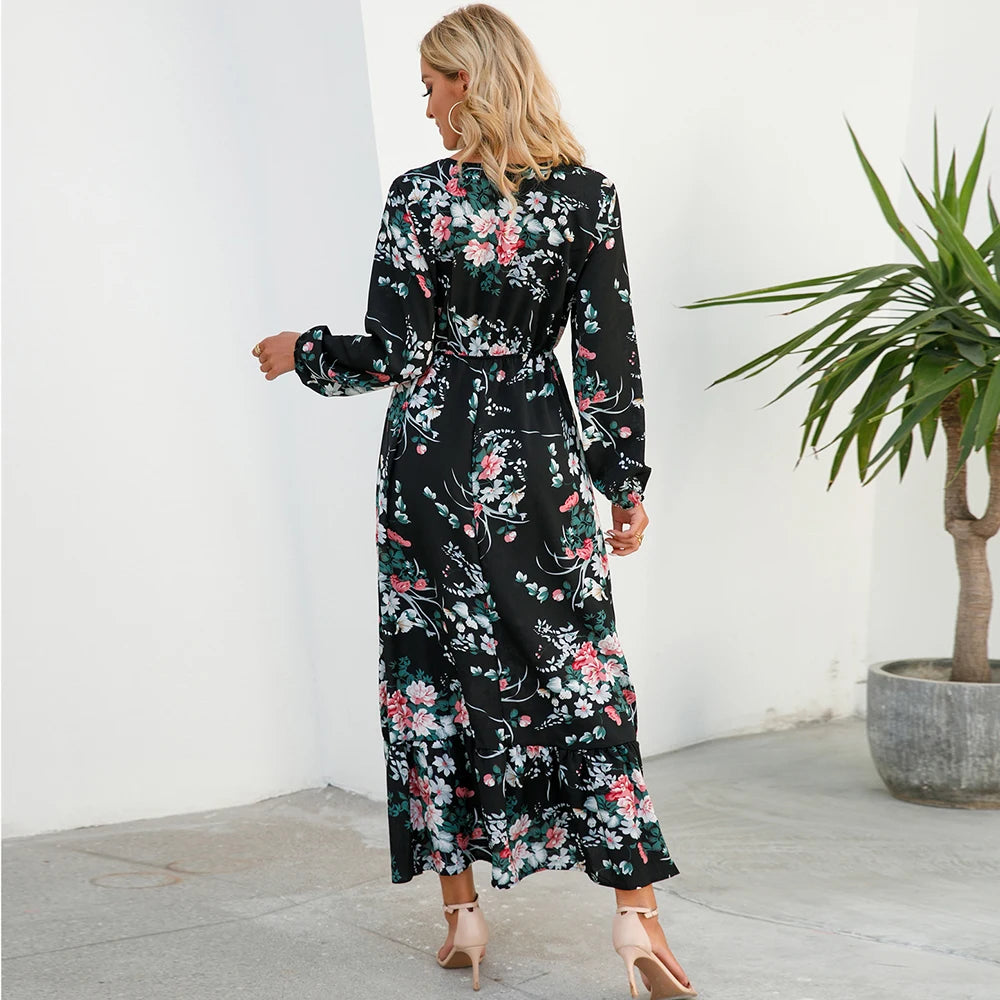 Bohemian Women Casual Maxi Dress