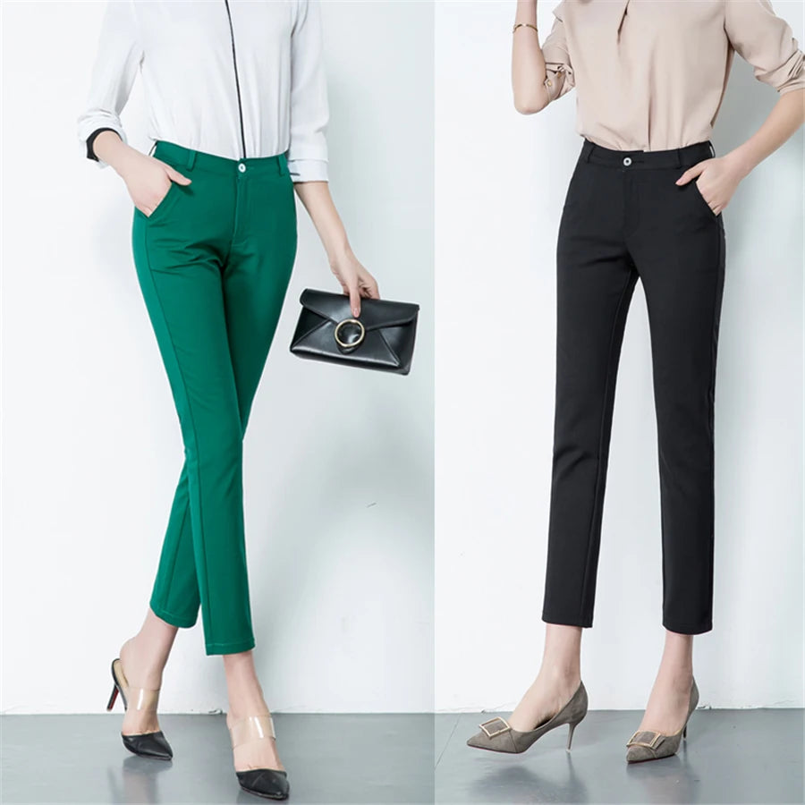 Slim Skinny High Waist Elastic Pencil Pants