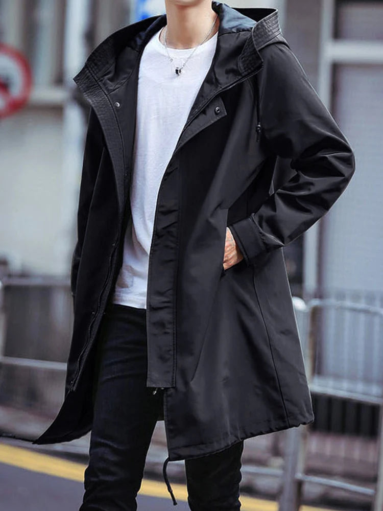 Spring Autumn Long Trench Coat