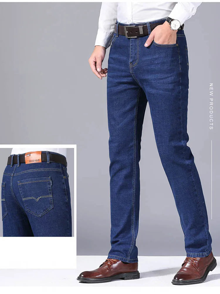 Men's Classic Style Casual Stretch Slim Jeans