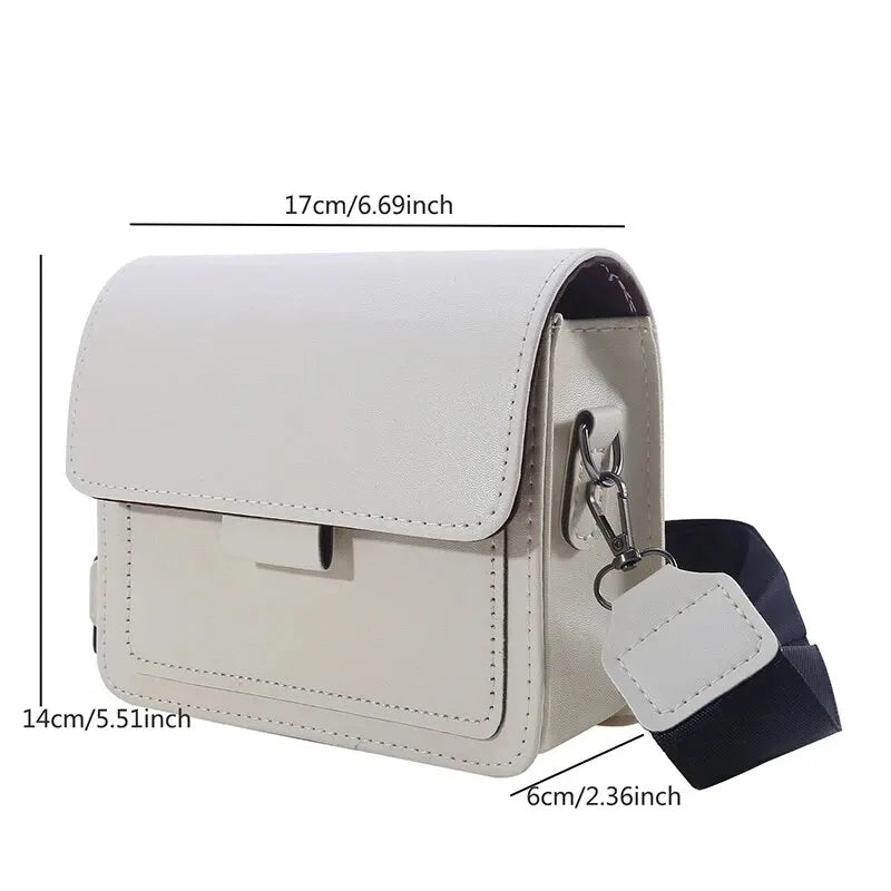 Classic PU Leather Crossbody Bag