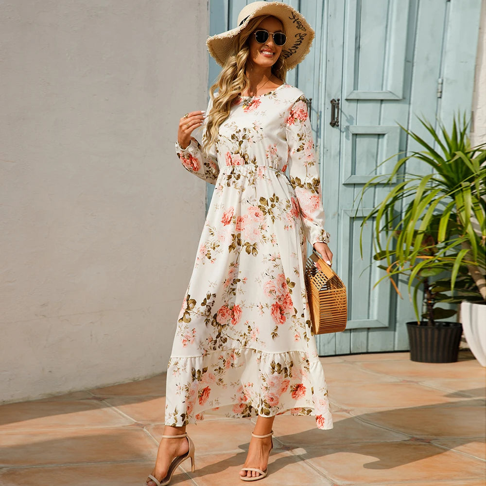 Bohemian Women Casual Maxi Dress