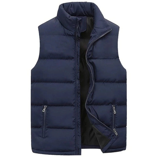 Men's Warm Sleeveless Vest Jacket