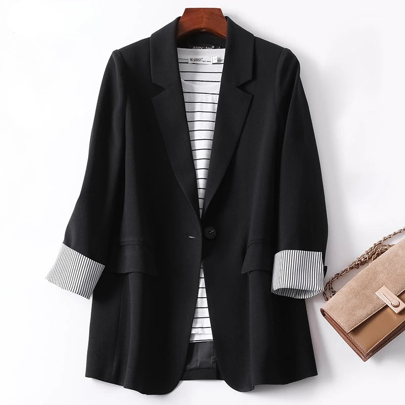 Long Sleeve Spring Casual Blazer Coat