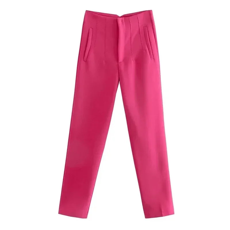 High Waist Formal Pants