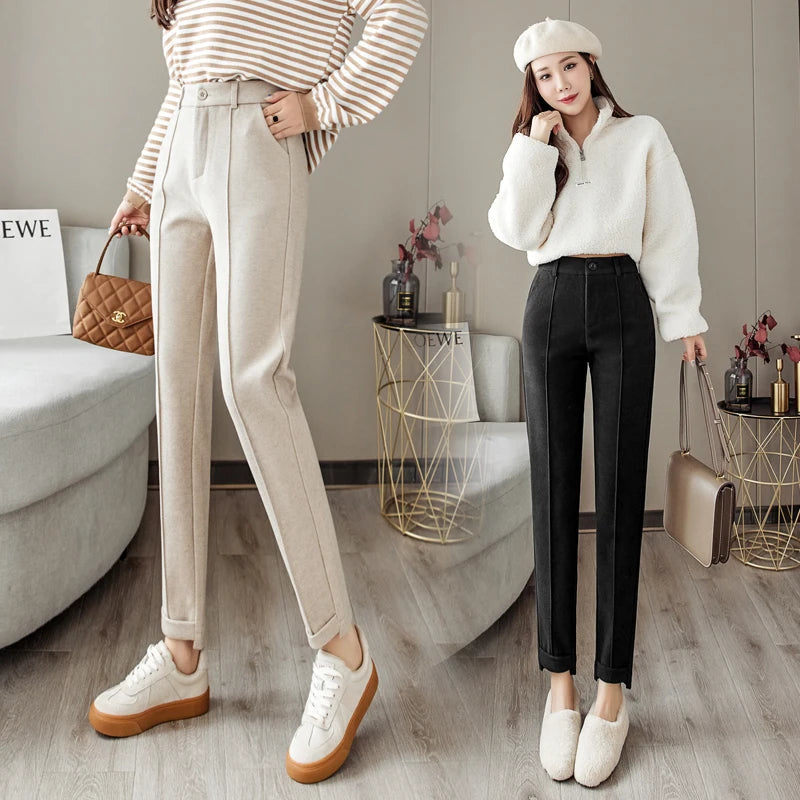 Women's Woolen Harem Pencil Pants