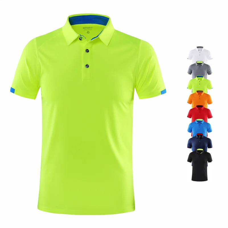 Quick Drying Short Sleeved Polo Shirt