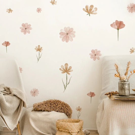 Boho Flowers Wall Stickers