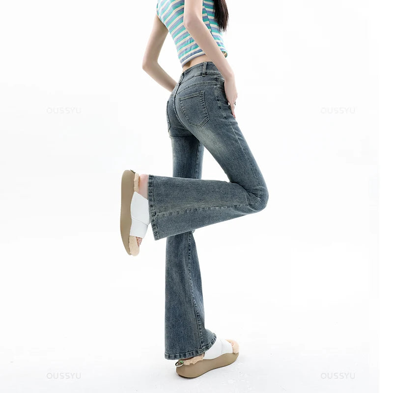 High Rise Bell Bottom Jeans