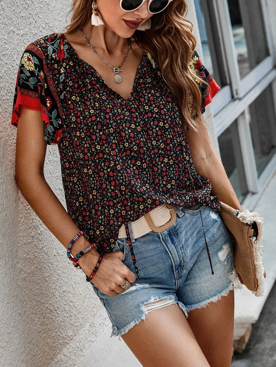 Floral Print Blouse