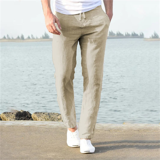 Cotton Linen Autumn Trousers