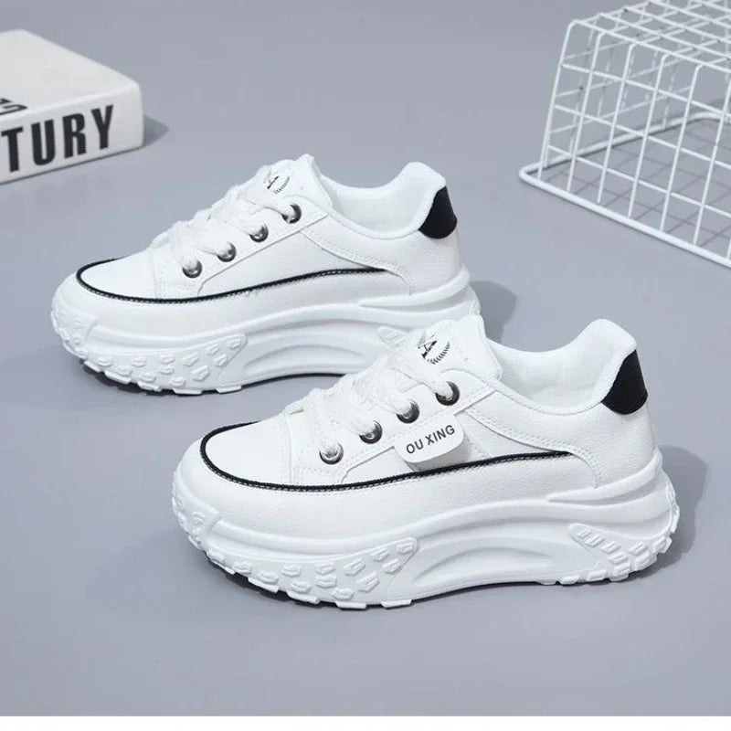 Retro Spring Platform Sneakers