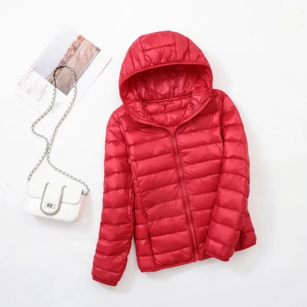 Thin Hooded Light Down Jacket