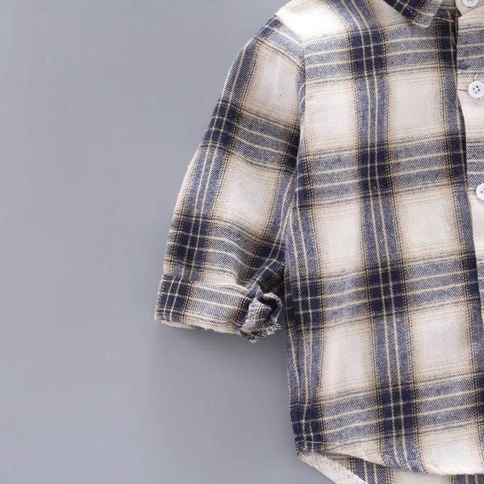 Boys Buffalo Plaid Flannel Shirt