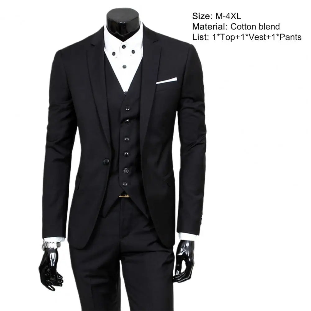 3 Pcs/Set Business Suit