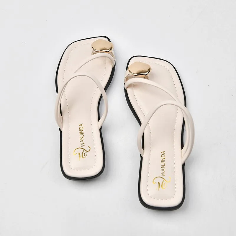 Summer Narrow Band Women Sandals