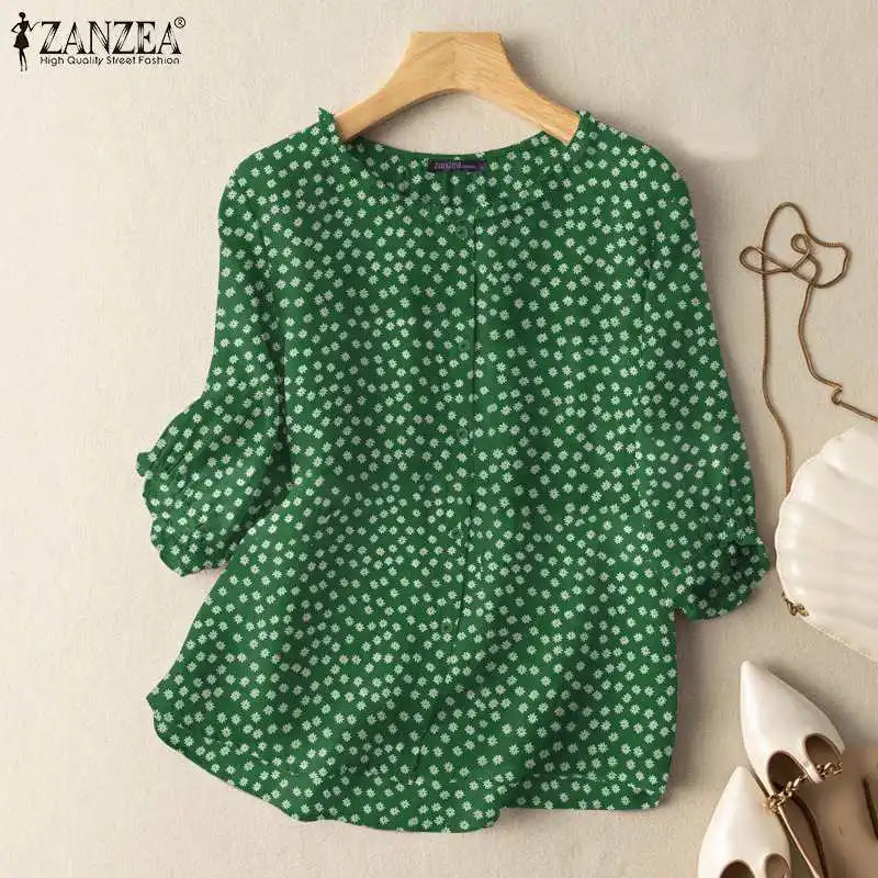 Women Summer Autumn Buttons Top