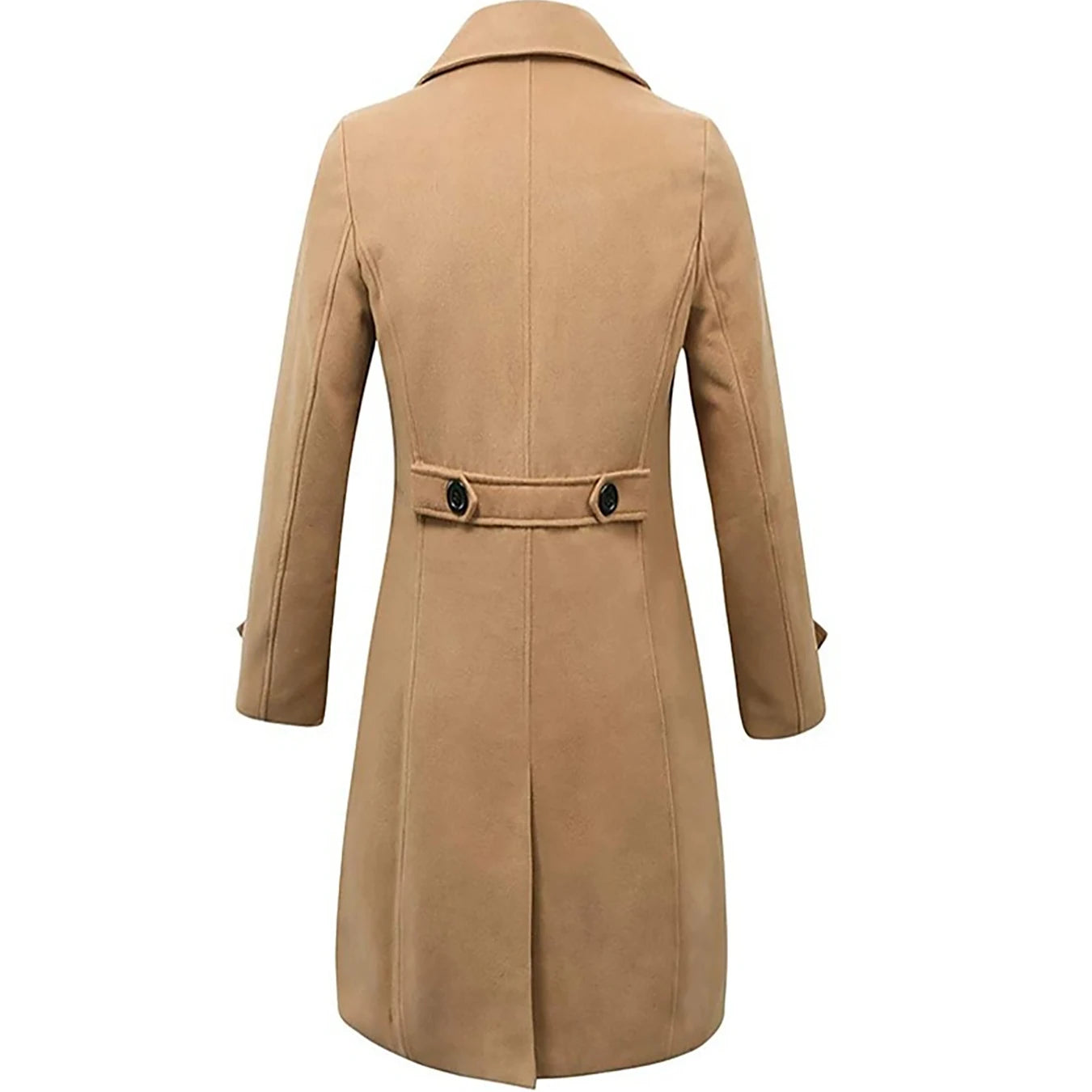 Men's Double Breasted Woolen Coat