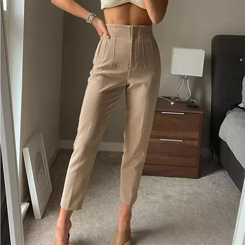 High Waist Formal Pants