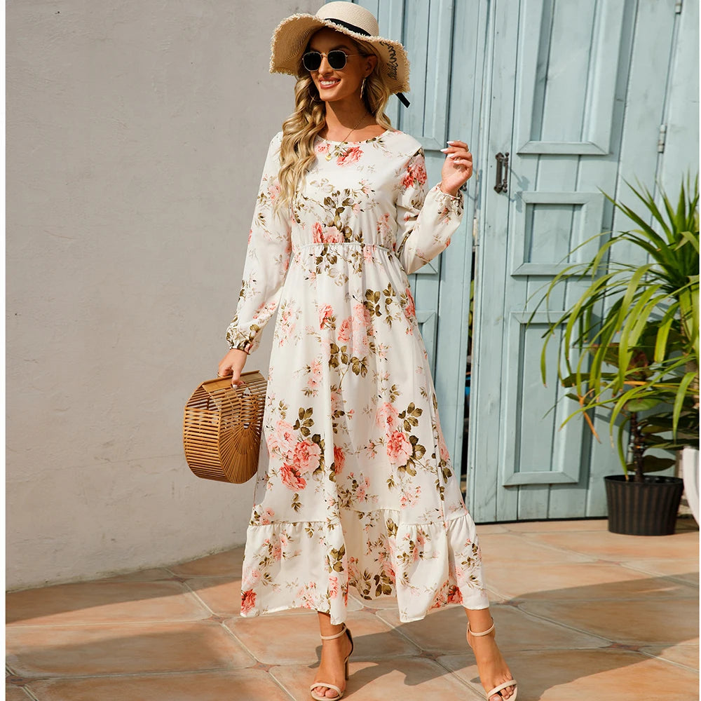 Bohemian Women Casual Maxi Dress