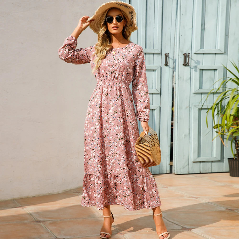 Bohemian Women Casual Maxi Dress