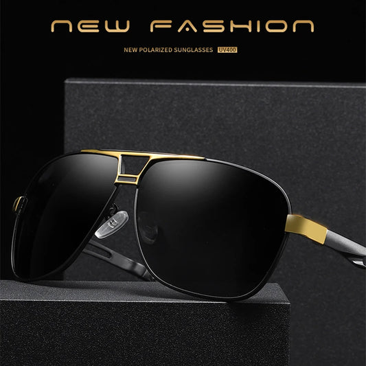 Square Photochromic Polarized Sunglasses