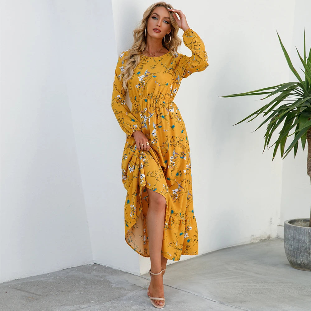 Bohemian Women Casual Maxi Dress