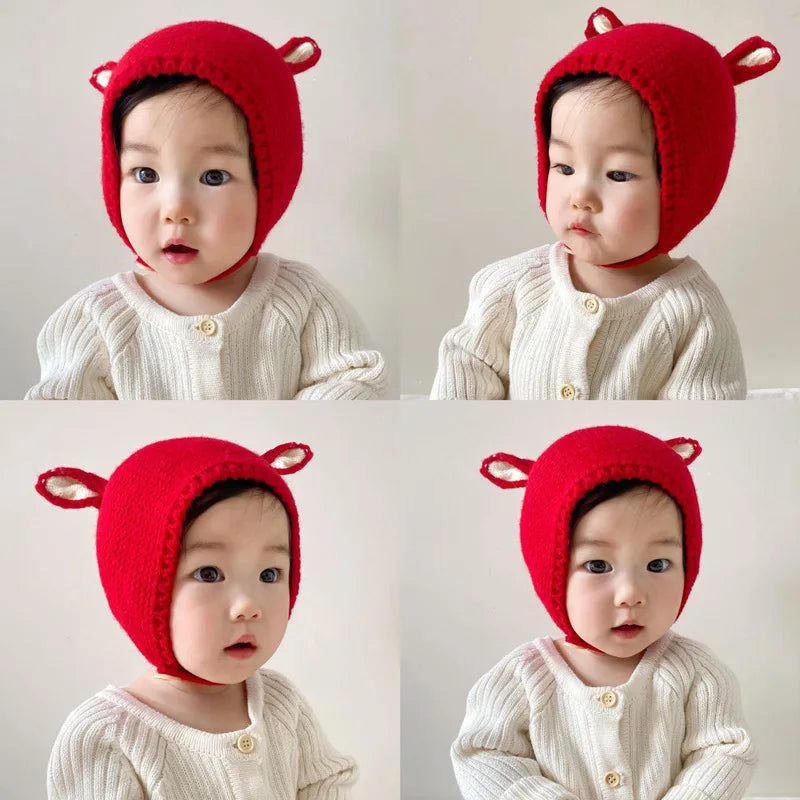 Ear Rabbit Knitted Baby Hat