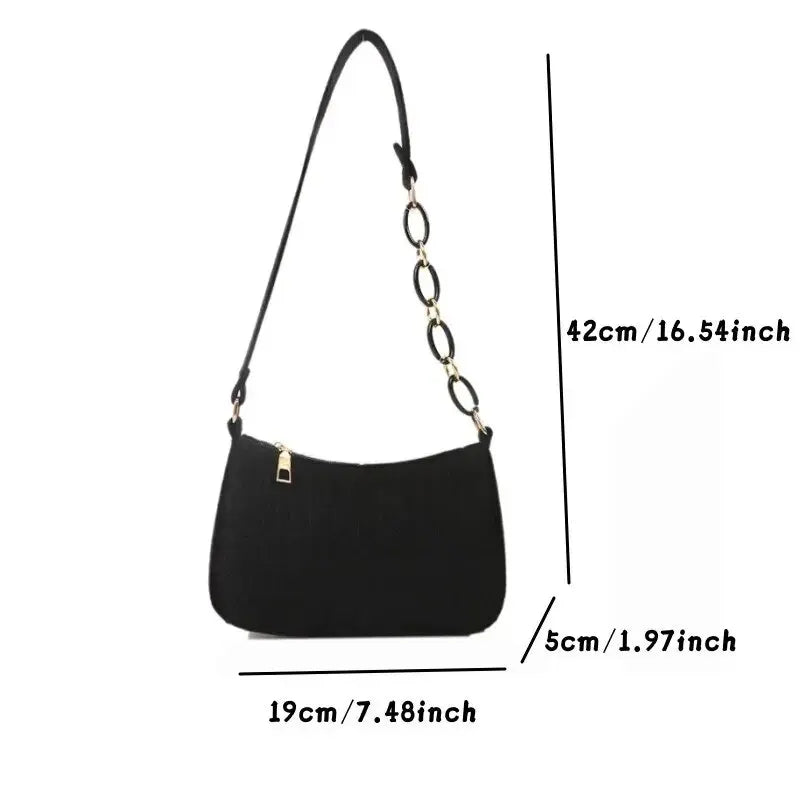 Crescent Small Square Bag