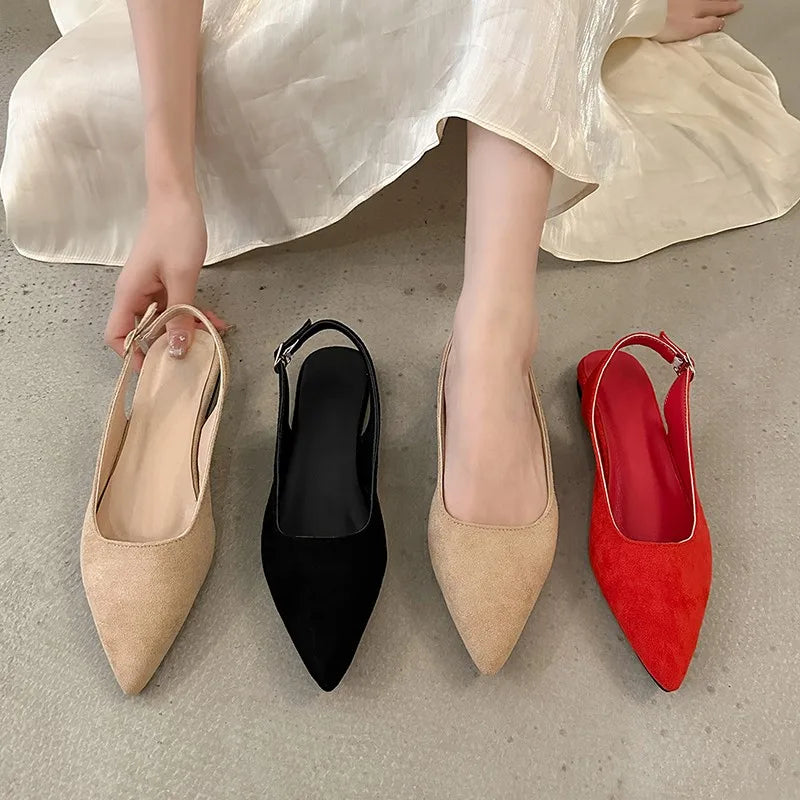 Slingbacks Classics Pointed Toe Sandals