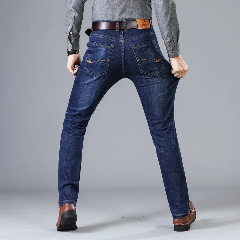 Autumn and Winter Stretch Jeans