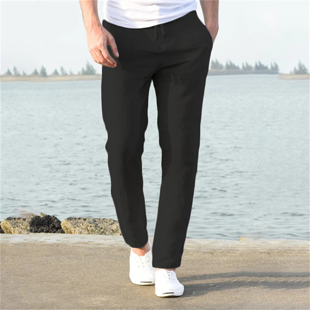 Cotton Linen Autumn Trousers