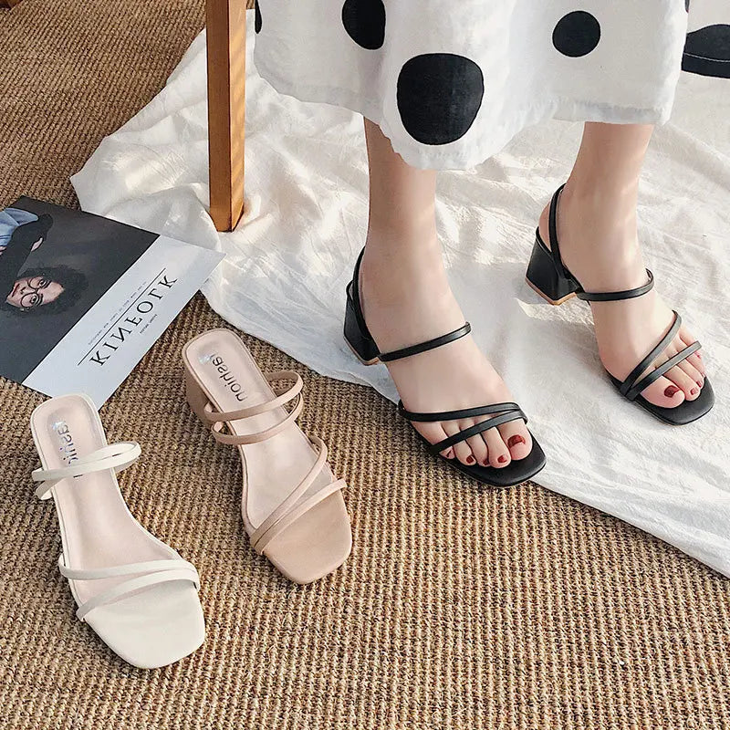 Casual Block Heel Sandals