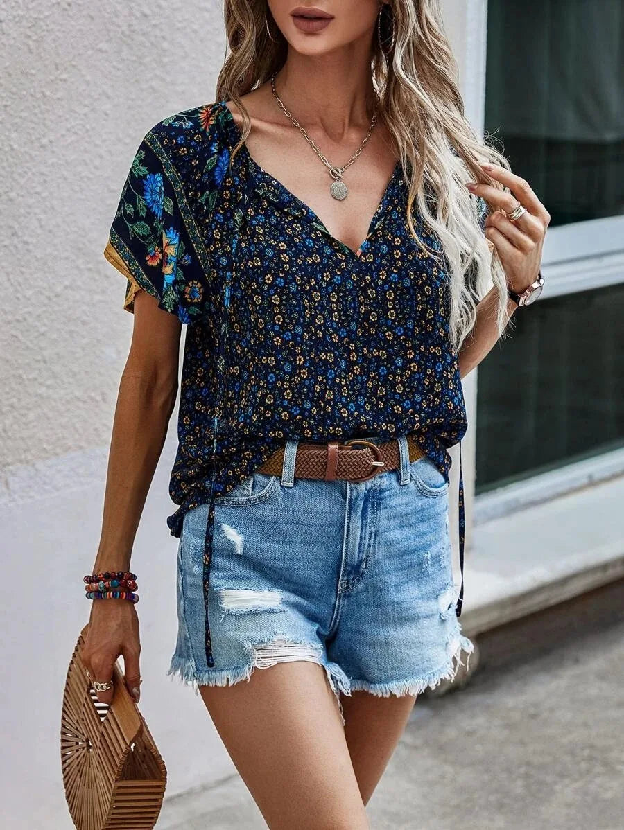 Floral Print Blouse