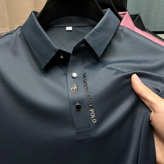 Silk Embroidery Polo