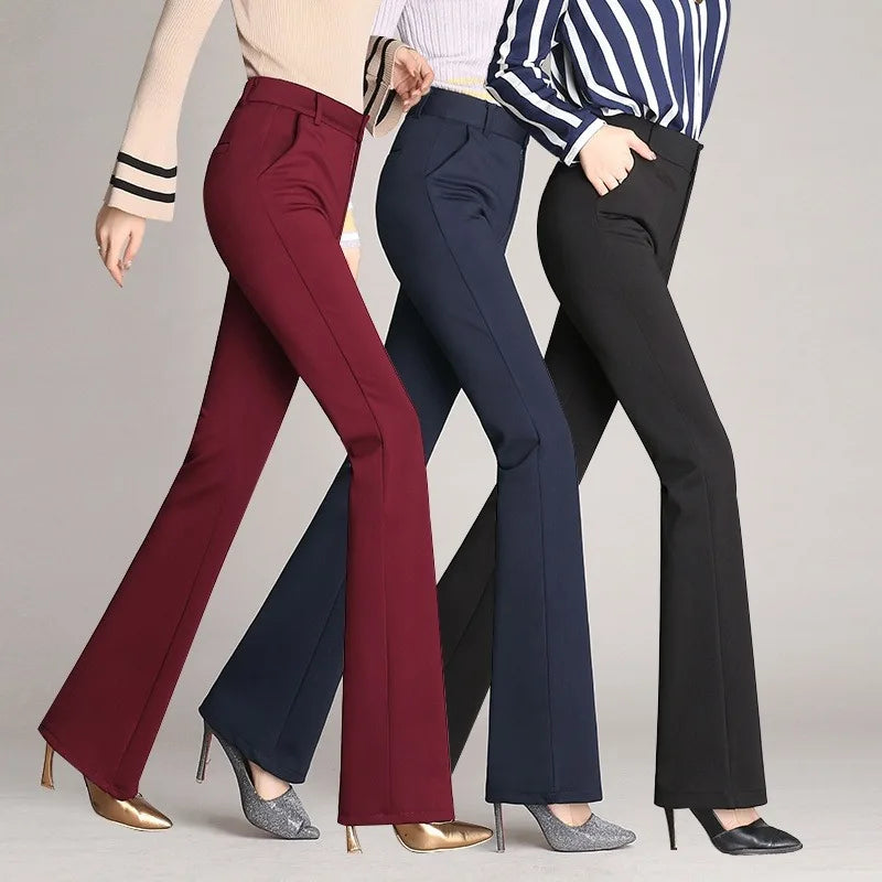 Women's Wide Leg Flared Pants