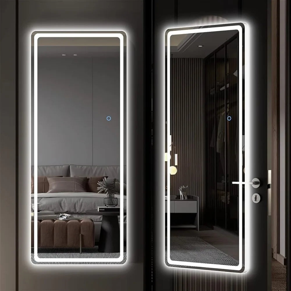 Long Dressing Mirror With Lights